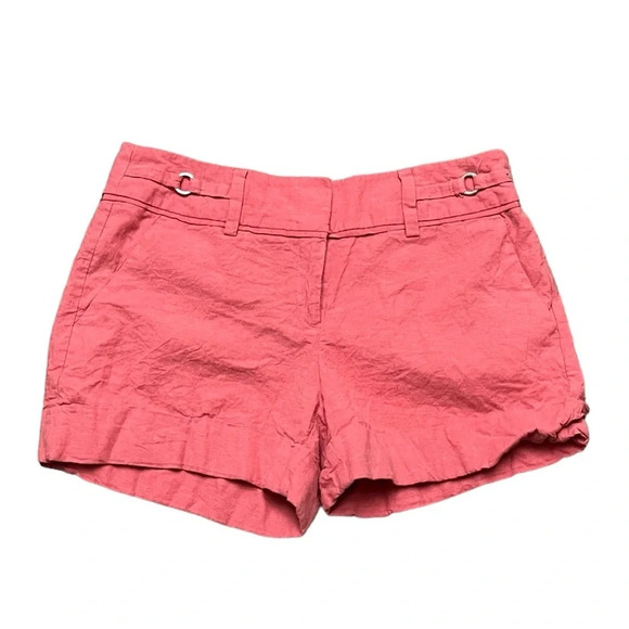 7th avenue New York Linen Shorts Womens Sailor Preppy Y2k Beach Preppy 6 Boho - Picture 1 of 9